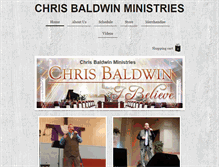 Tablet Screenshot of chrisbaldwinministries.com